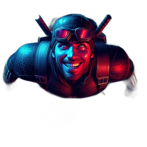 robot, face, mask, creature transparent PNG cut-out