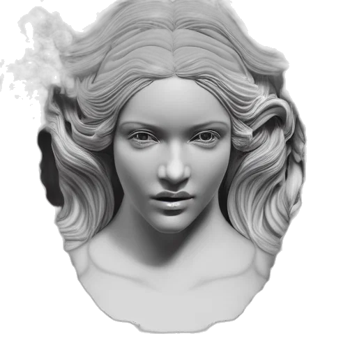 face, mask, crown, hair transparent PNG cut-out