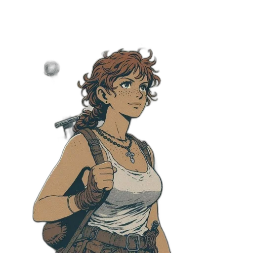 dress, weapon, staff, sword transparent PNG cut-out