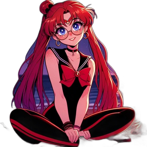 dress, staff, anime, pixel art transparent PNG cut-out
