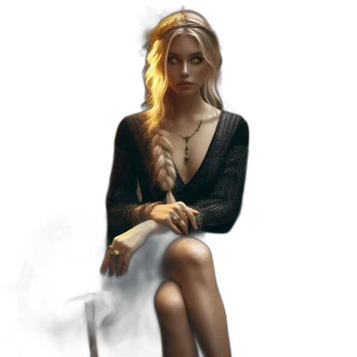 dress, staff, jewelry, jacket transparent PNG cut-out