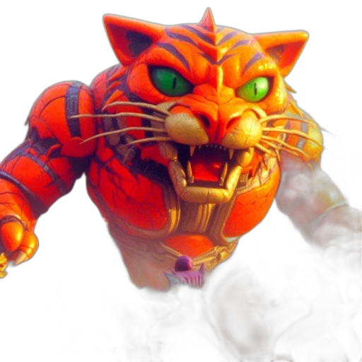 animal, creature, dragon, 3d render transparent PNG cut-out
