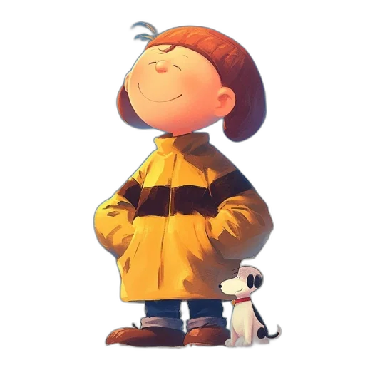 jacket, animal, staff, hat transparent PNG cut-out