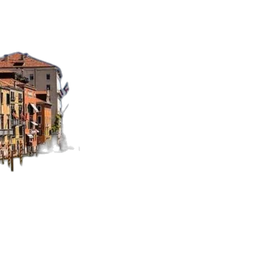 building, furniture, umbrella, 3d render transparent PNG cut-out