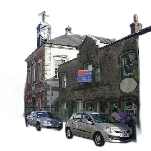 building, 3d render, photorealistic, city street transparent PNG cut-out