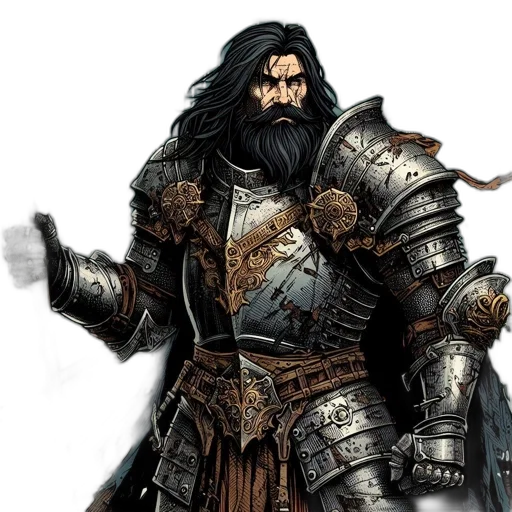 sword, fantasy art, concept art, comic book art transparent PNG cut-out