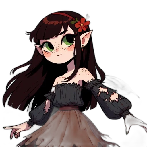 dress, staff, pixel art, fantasy art transparent PNG cut-out