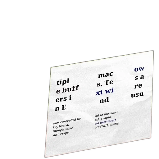 3d render, text, window, emacs transparent PNG cut-out