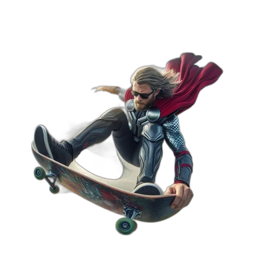 concept art, 3d render, comic book art, man transparent PNG cut-out