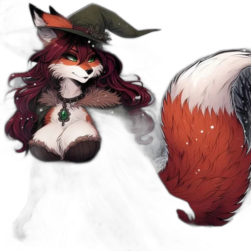 hat, concept art, watercolor, fantasy art transparent PNG cut-out