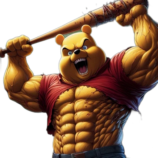 animal, staff, weapon, comic book art transparent PNG cut-out