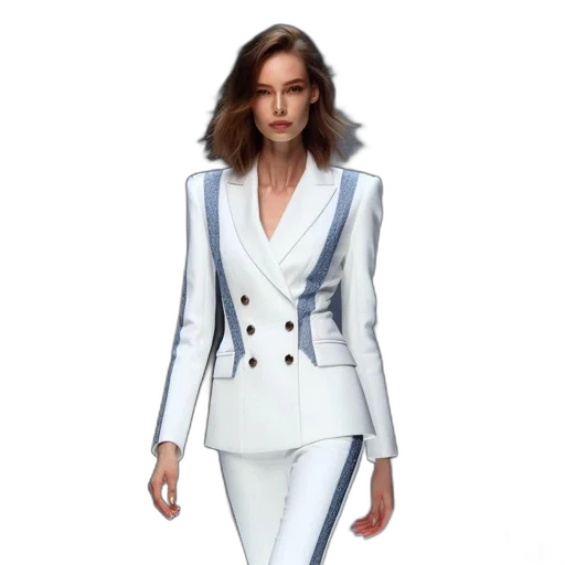jacket, fashion, runway, scene transparent PNG cut-out