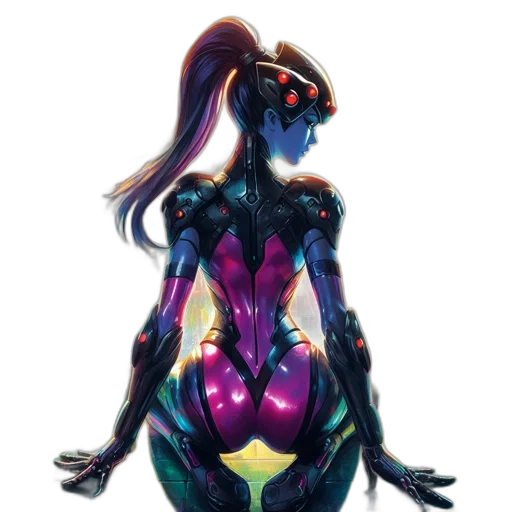creature, robot, dress, concept art transparent PNG cut-out