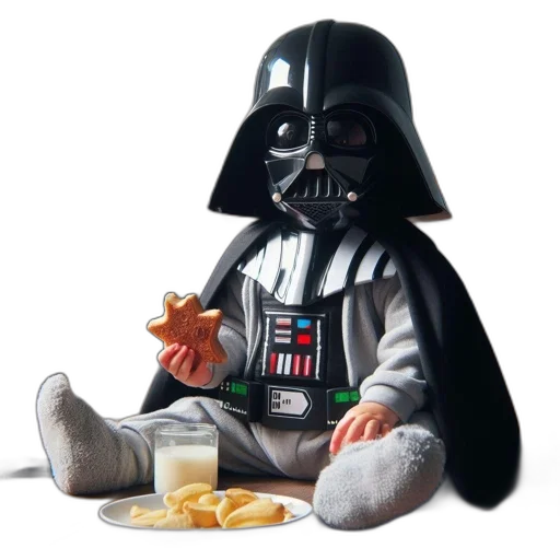 food, photorealistic, infant, dressed transparent PNG cut-out