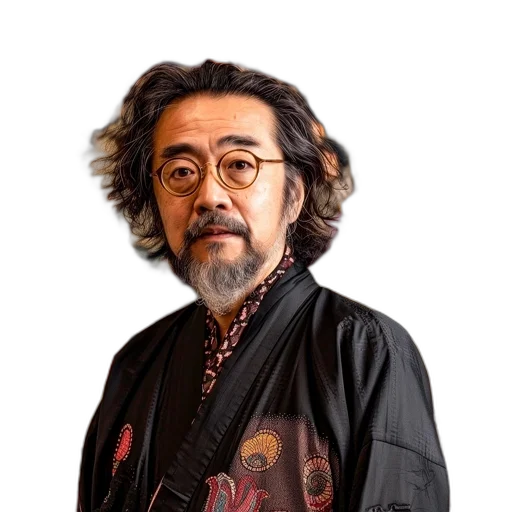 staff, jacket, face, dragon transparent PNG cut-out