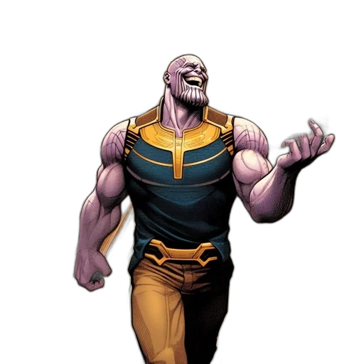 staff, comic book art, concept art, thanos transparent PNG cut-out