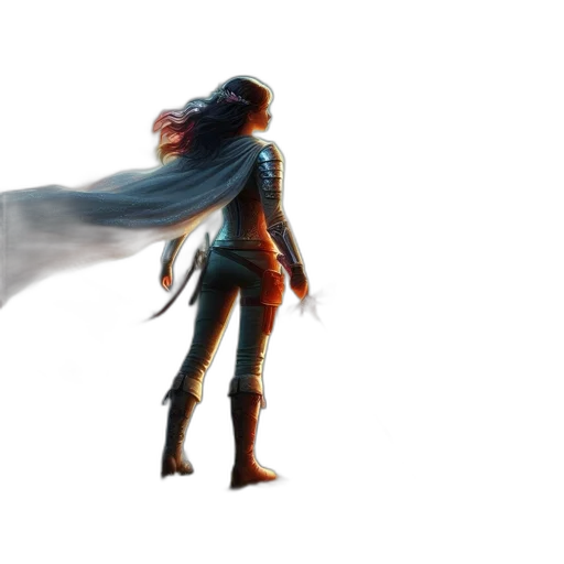 sword, jacket, weapon, concept art transparent PNG cut-out