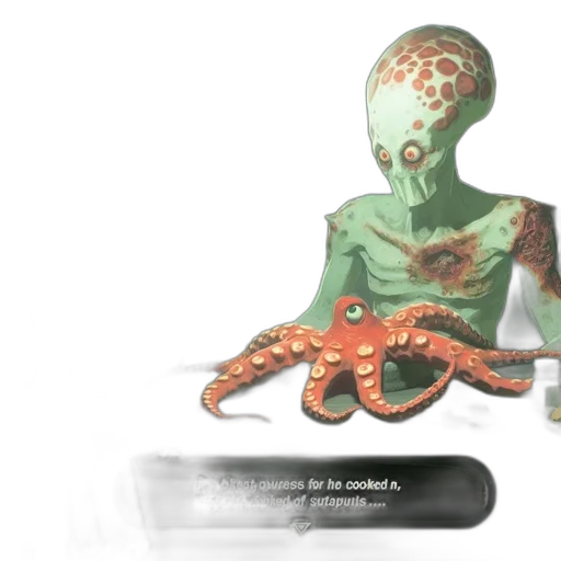 creature, robot, weapon, concept art transparent PNG cut-out