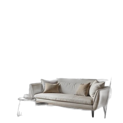 furniture, 3d render, photorealistic, monochrome transparent PNG cut-out