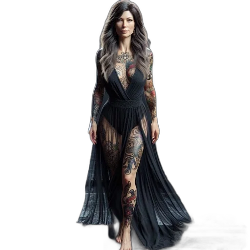 dress, concept art, fantasy art, photorealistic transparent PNG cut-out