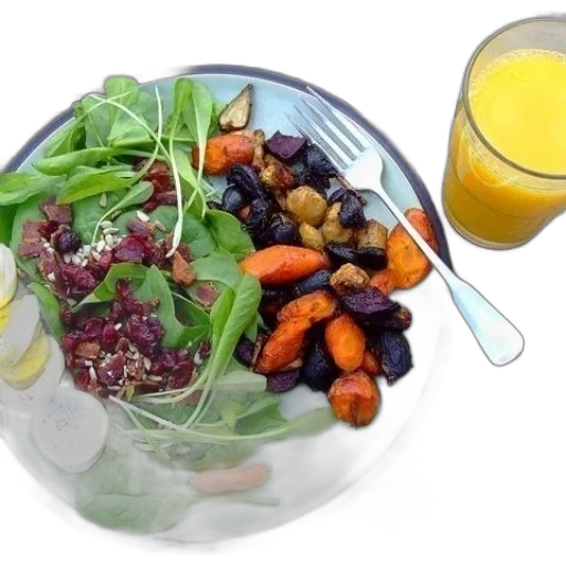 food, plate, salad, carrots transparent PNG cut-out