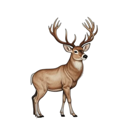 animal, crown, creature, staff transparent PNG cut-out