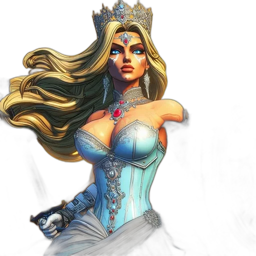 crown, fantasy art, concept art, comic book art transparent PNG cut-out
