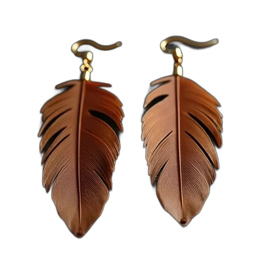 jewelry, earth tones, pair, brown transparent PNG cut-out