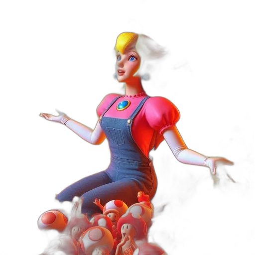 dress, robot, creature, crown transparent PNG cut-out