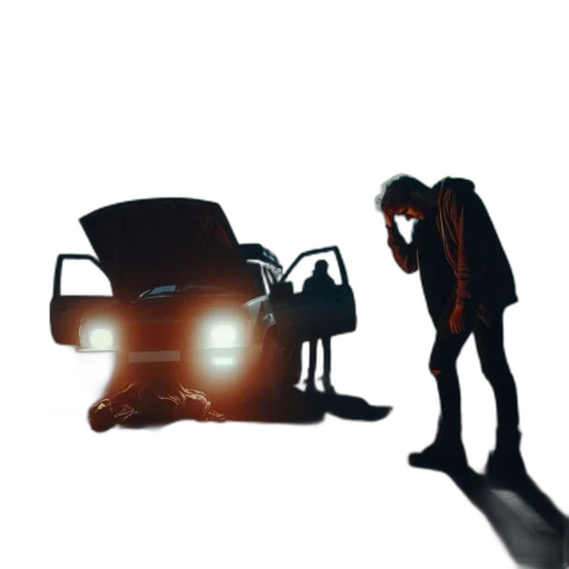 car, robot, weapon, staff transparent PNG cut-out