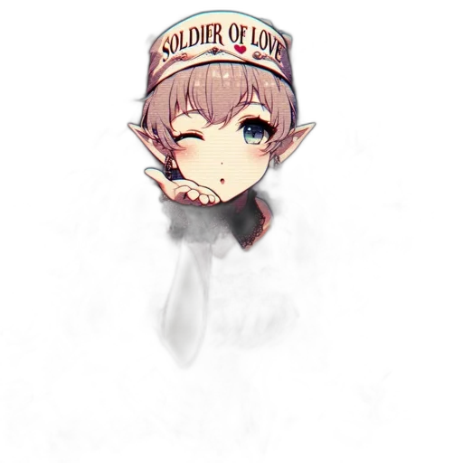 staff, hat, crown, face transparent PNG cut-out