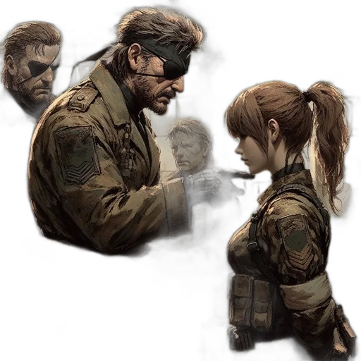 jacket, face, concept art, comic book art transparent PNG cut-out