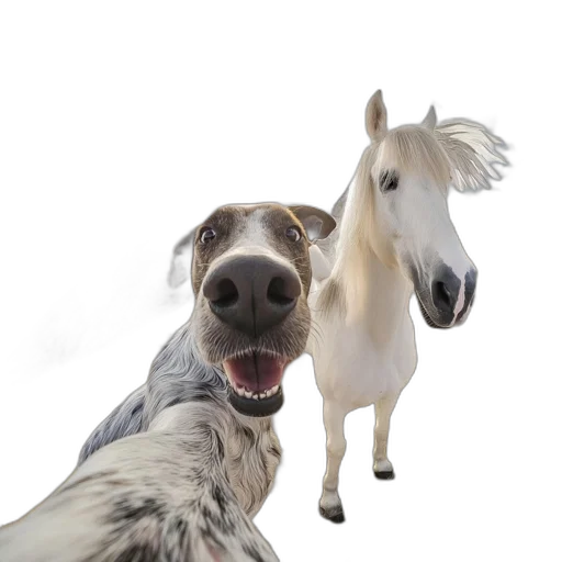 animal, staff, creature, photorealistic transparent PNG cut-out