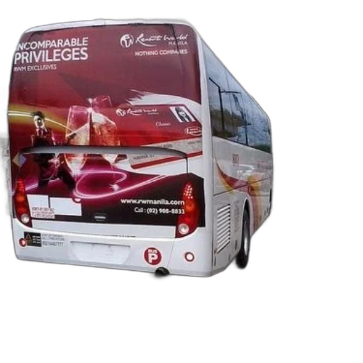 3d render, photorealistic, white, bus transparent PNG cut-out