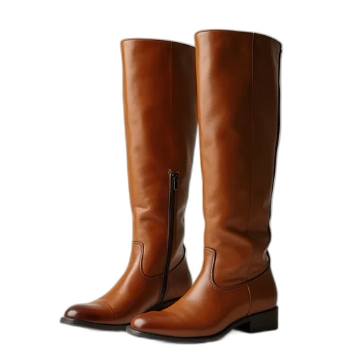 shoes, pair, camel, boots transparent PNG cut-out