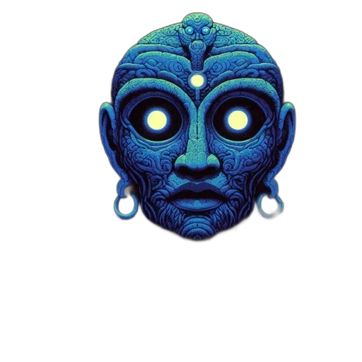 mask, jewelry, face, staff transparent PNG cut-out