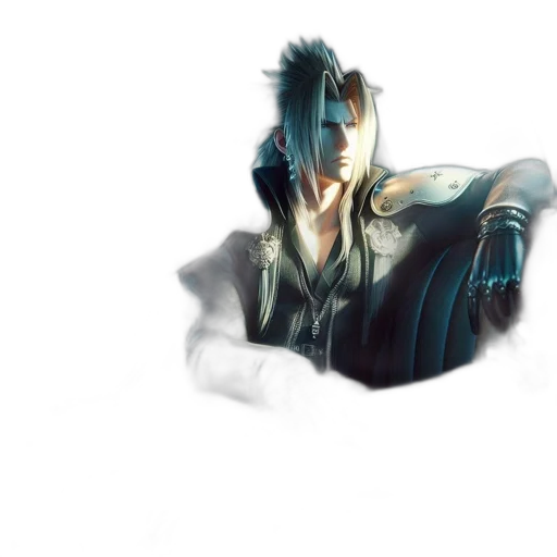 jacket, weapon, face, robot transparent PNG cut-out