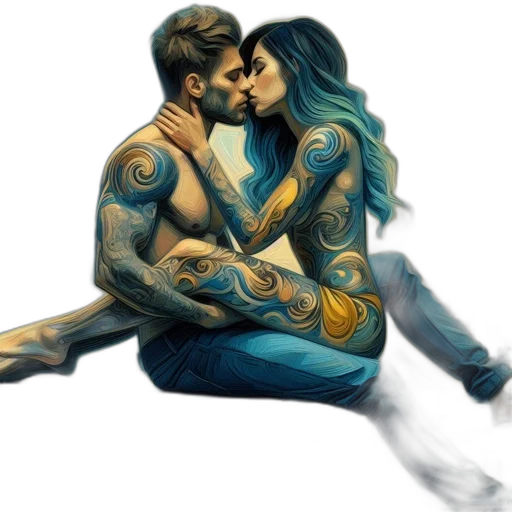 watercolor, fantasy art, concept art, photorealistic transparent PNG cut-out