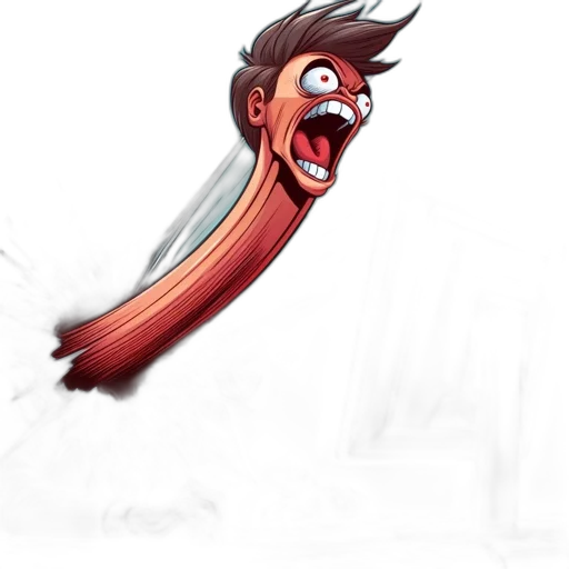 creature, sword, staff, hair transparent PNG cut-out