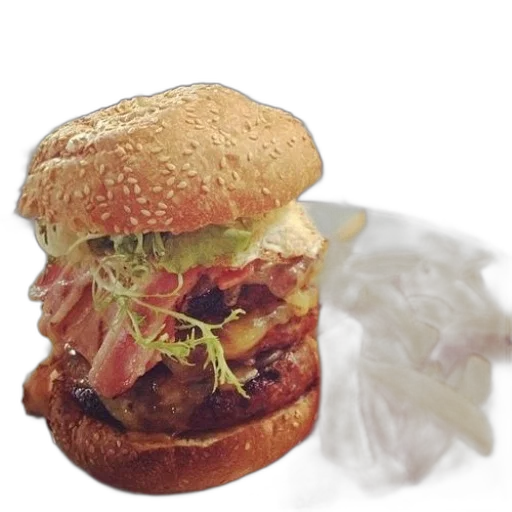 food, photorealistic, 3d render, delicious-looking transparent PNG cut-out