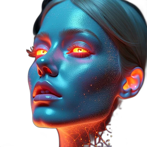 face, robot, mask, jewelry transparent PNG cut-out