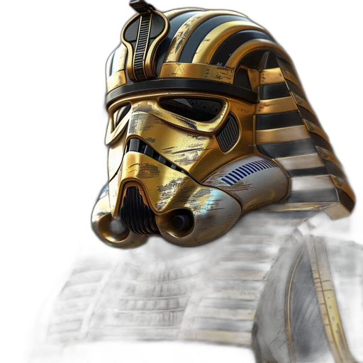 mask, robot, crown, weapon transparent PNG cut-out