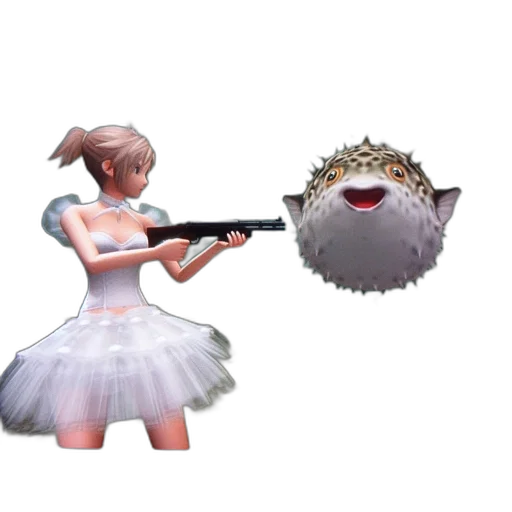 weapon, staff, creature, animal transparent PNG cut-out