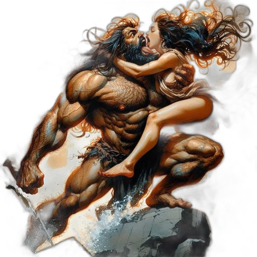 creature, comic book art, concept art, fantasy art transparent PNG cut-out