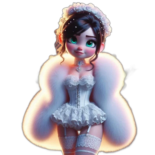 dress, 3d render, concept art, fantasy art transparent PNG cut-out