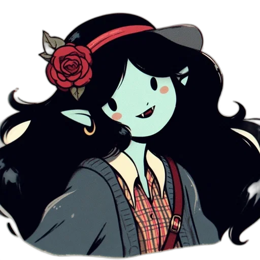 staff, hat, flower, crown transparent PNG cut-out