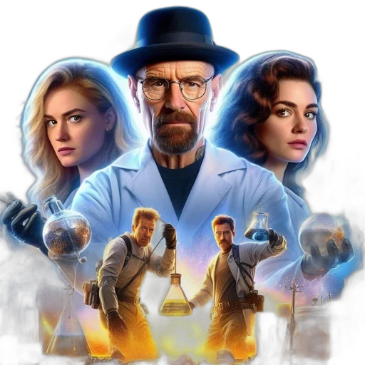 concept art, comic book art, fire, intense transparent PNG cut-out