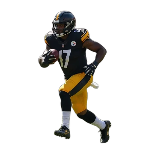 steelers, running, back, osborne transparent PNG cut-out