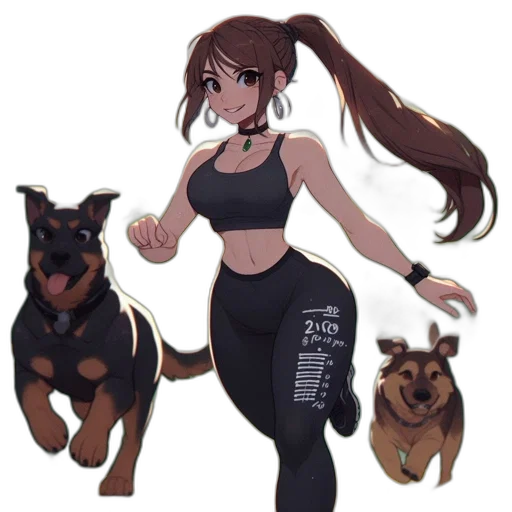 animal, concept art, anime, pixel art transparent PNG cut-out