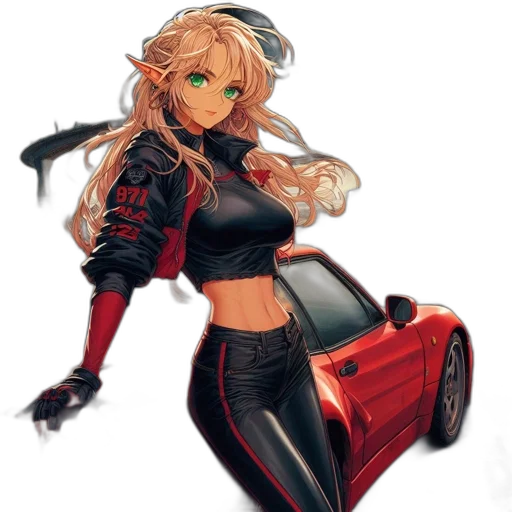 car, weapon, concept art, anime transparent PNG cut-out